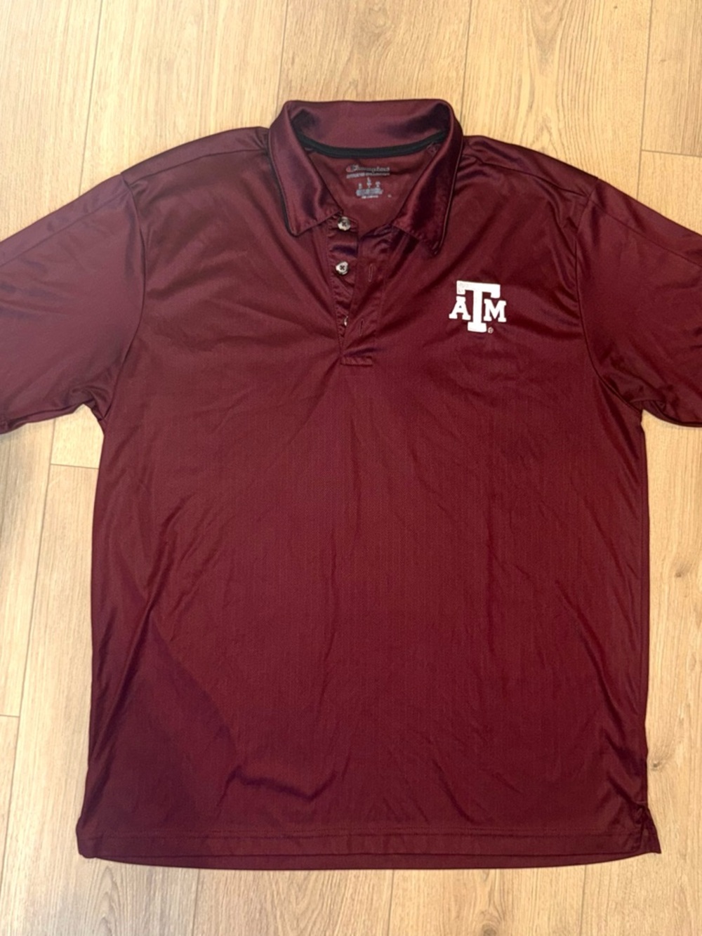 Texas A&M Aggies Champion Gloss Polo EUC size L